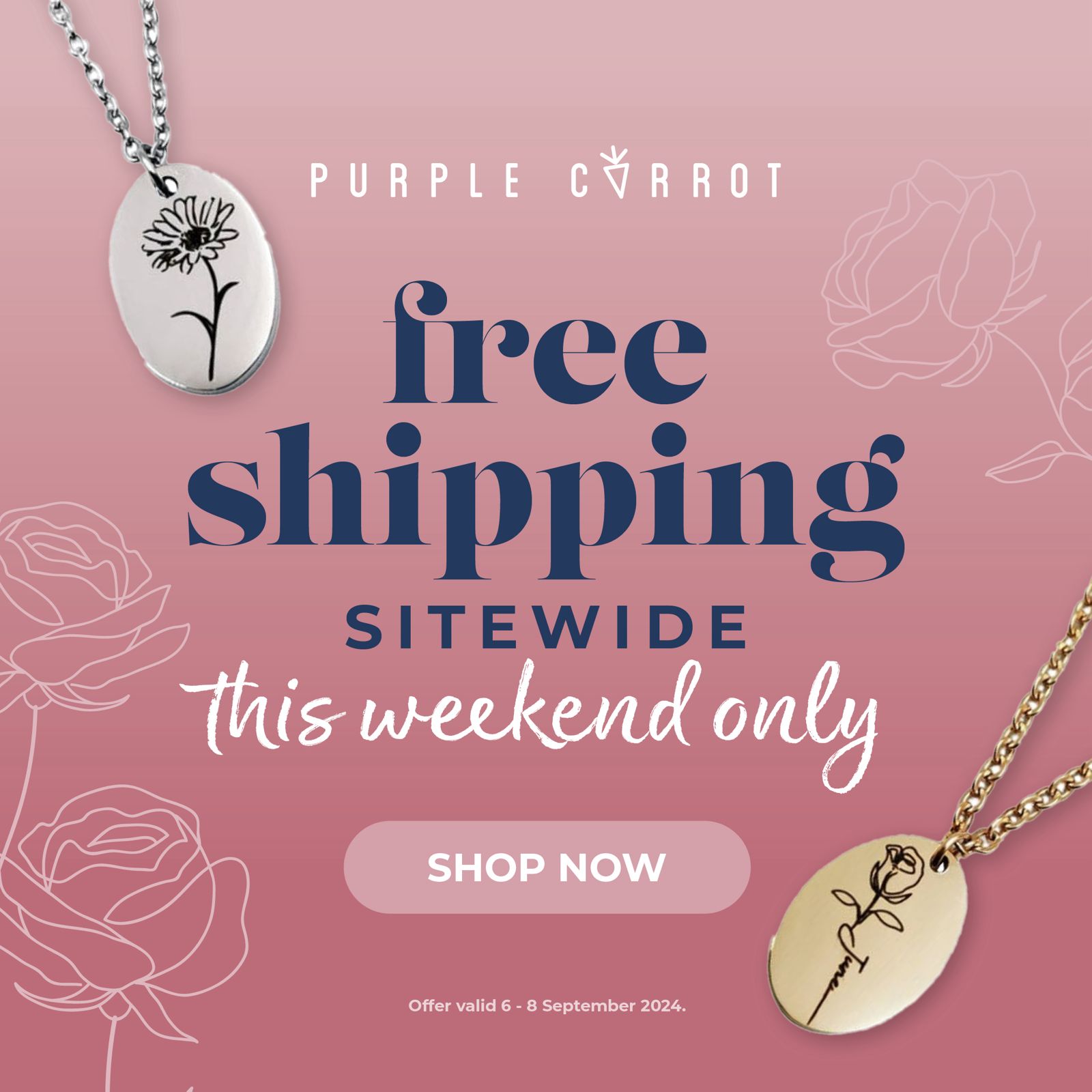 FREE SHIPPING! THIS WEEKEND ONLY 